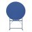 Bolero Perth Dark Navy Pavement Style Steel Table Round 600mm