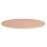 Bolero Mila 600mm Round Café Table - Nude Pink