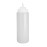Vogue Clear Wide Neck Squeeze Sauce Bottle 32oz