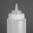 Vogue Clear Wide Neck Squeeze Sauce Bottle 32oz