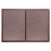 Olympia Faux Leather Menu Cover A4 Burgundy