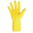MAPA Vital 124 Liquid-Proof Light-Duty Janitorial Gloves Yellow Extra Large