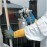 Mapa Alto 405 Liquid-Proof Heavy-Duty Janitorial Gloves Blue & Yellow Small
