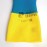 MAPA Alto 405 Liquid-Proof Heavy-Duty Janitorial Gloves Blue & Yellow Extra Large
