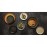 Olympia Canvas Small Rim Plates Green Verdigris 265mm (6 Pack)