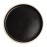 Olympia Canvas Flat Plates Delhi Black 180mm (6 Pack)