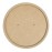 Colpac Recyclable Kraft Microwavable Soup Cup Lids 8oz and 12oz (500 Pack)