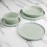 Olympia Cavolo Flat Round Bowls Spring Green 143mm (6 Pack)