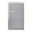 Smeg 50s Retro Mini Bar Fridge Silver FAB5RSV5