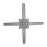 Bolero Cast Iron Table Base Grey