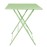 Bolero Perth Light Green Pavement Style Steel Table Square 600mm