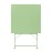 Bolero Perth Light Green Pavement Style Steel Table Square 600mm
