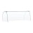 Curved Glass Sneeze Guard Assembly