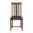 Mayfair Dining Chairs with Black Diamond Padded Seat (2 Pack)