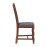 Mayfair Dining Chairs with Blue Diamond Padded Seat (2 Pack)