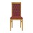 Brooklyn Soft Oak Dining Chairs with Red Padded Seat & Back (2 Pack)