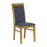 Brooklyn Soft Oak Dining Chairs with Black Padded Seat & Back (2 Pack)