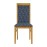 Brooklyn Soft Oak Dining Chairs with Black Padded Seat & Back (2 Pack)