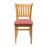 Manhattan Soft Oak Dining Chair with Red Diamond Padded Seat (2 Pack)
