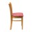 Manhattan Soft Oak Dining Chair with Red Diamond Padded Seat (2 Pack)