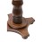 Islington Poseur Round Table Dark Wood 700mm
