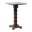 Islington Poseur Square Table Dark Wood 700x700mm