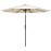 Bolero Seville Round Parasol 3m Diameter Cream