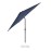 Bolero Seville Round Parasol 3m Diameter Navy Blue