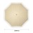 Bolero Sicily Round Striped Parasol 2.5m Diameter