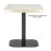 Bolero Black Cast Iron Table Base 720x420x600mm
