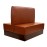 Double Booth in Bison Tan Vinyl
