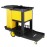 Jantex Cleaning Trolley Black with Lockable Cabinet