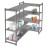 Cambro Camshelving Basics Plus Add-On Unit 4 Tier With Vented Shelves 1630(H)x 1175(W)x 460(D)mm