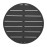 Bolero Aluminium Round Table Top Black 580mm