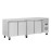 Polar U-Series Slimline Four Door Counter Fridge 449Ltr