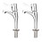 Vogue Basin Pillar Lever Taps (2 Pack)