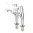 Vogue Basin Pillar Lever Taps (2 Pack)