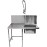 Classeq Pass-Through Dishwasher Table with Spray Mixer T11SENL
