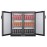 Polar G-series 850mm Double Door Back Bar Cooler Solid Door 198 Ltr