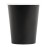 Fiesta Recyclable Coffee Cups Single Wall Black 225ml / 8oz (50 Pack)