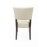 Bolero Chunky Faux Leather Chairs Cream (2 Pack)