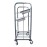 Craven Steel Two Tier Cutlery and Tray Dispense Trolley