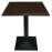 Bolero Pre-drilled Square Tabletop Dark Brown 700mm