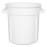 Vogue Polypropylene Round Container Bin White 38Ltr