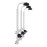 Olympia 3 Bottle Bar Optic Holder Wall Mount