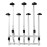 Olympia 7 Bottle Bar Optic Holder Wall Mount