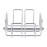 Olympia Cocktail Napkin Holder with Weight 140 x 140mm