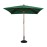 Bolero Square Double Pulley Parasol 2.5m Diameter Green