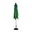 Bolero Square Double Pulley Parasol 2.5m Diameter Green