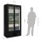 Polar G-Series Upright Back Bar Cooler with Sliding Doors 490Ltr